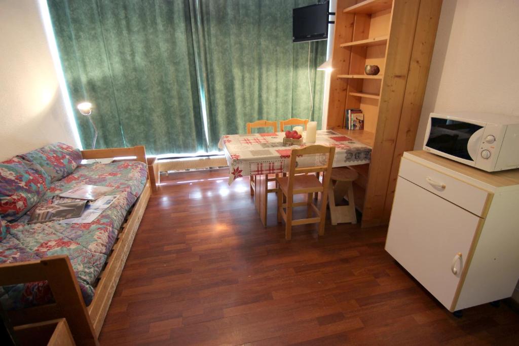 Kuchyň nebo kuchyňský kout v ubytování Dôme de Polset Appartements VTI
