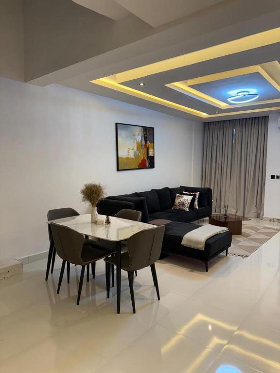 Χώρος καθιστικού στο Onyx Apartment