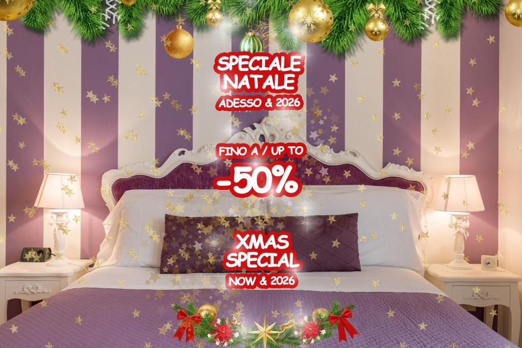 Una cama o camas en una habitación de Giardino Giusti House & Court