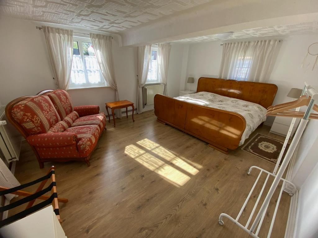 Χώρος καθιστικού στο chez salome et fritz