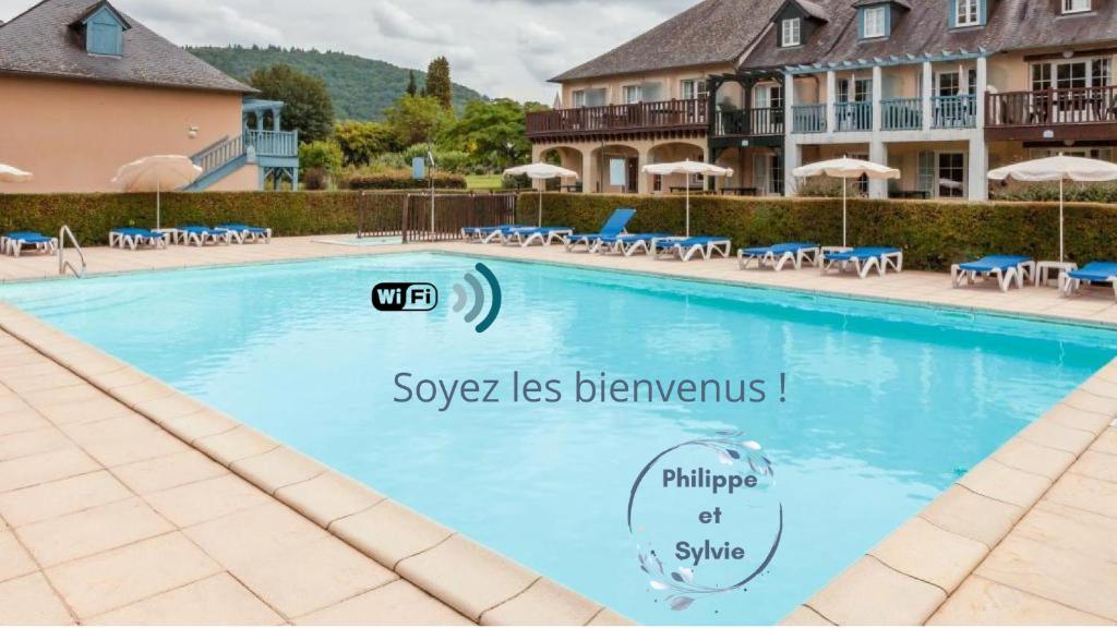 Πισίνα στο ή κοντά στο Corrèze rive Dordogne