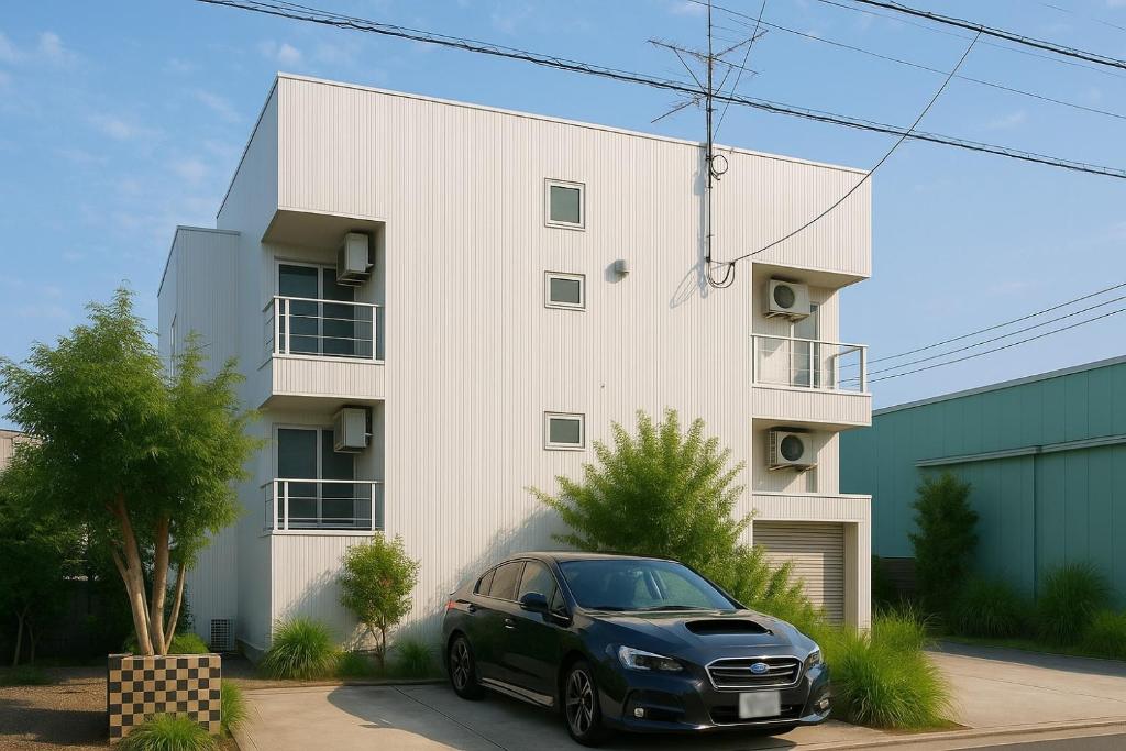 Το κτήριο όπου στεγάζεται  το διαμέρισμα