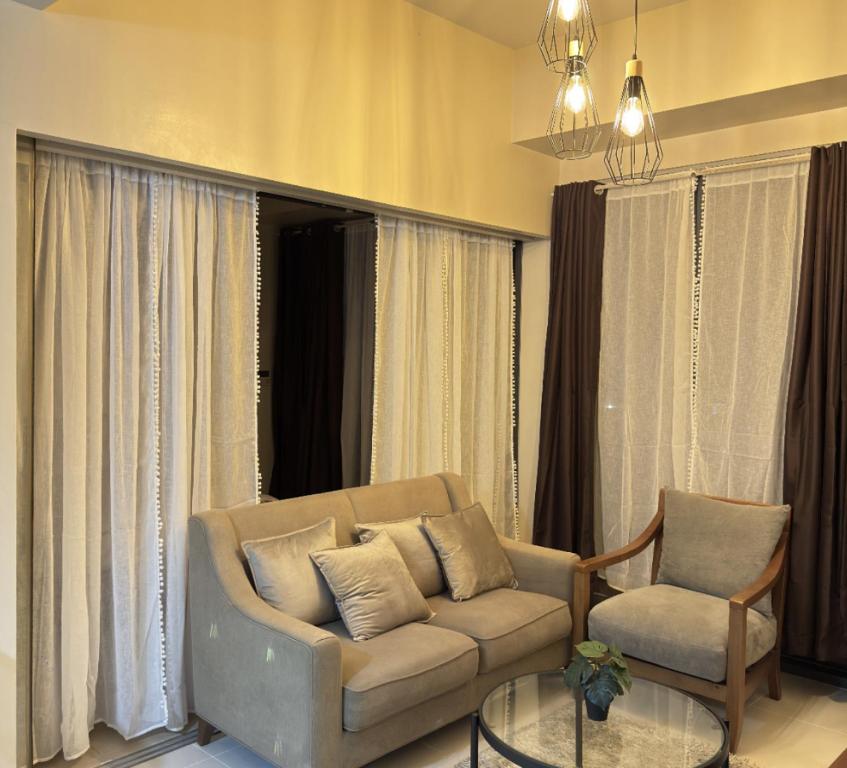 Χώρος καθιστικού στο Mactan Newtown Haven