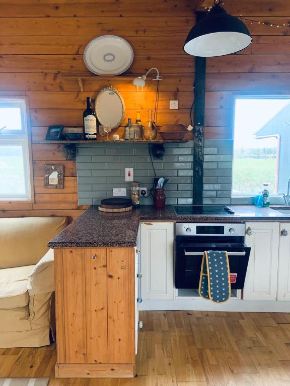 Kuchyň nebo kuchyňský kout v ubytování Artists and Writers Farm Space