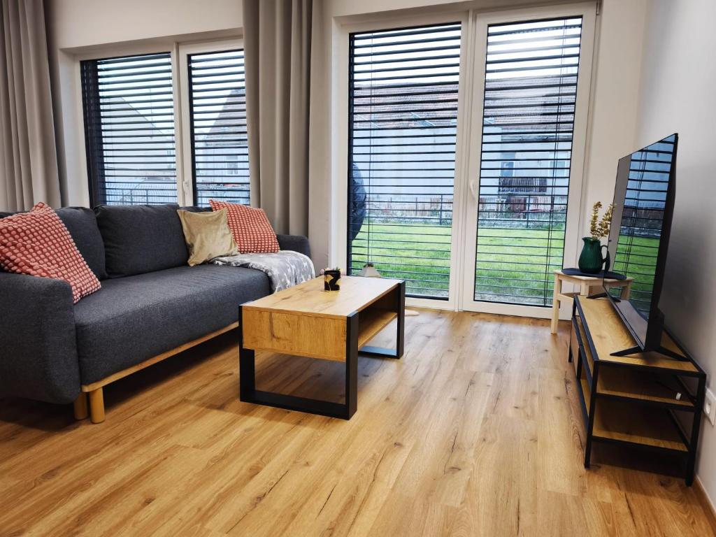 Et tv og/eller underholdning på Diamond Apartment Brno