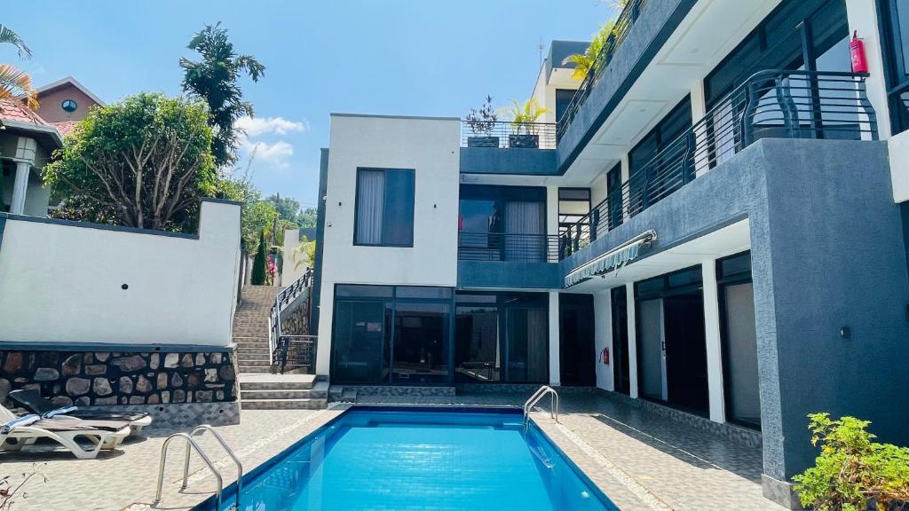 Swimmingpoolen hos eller tæt på AGASARO LUXE Apartment