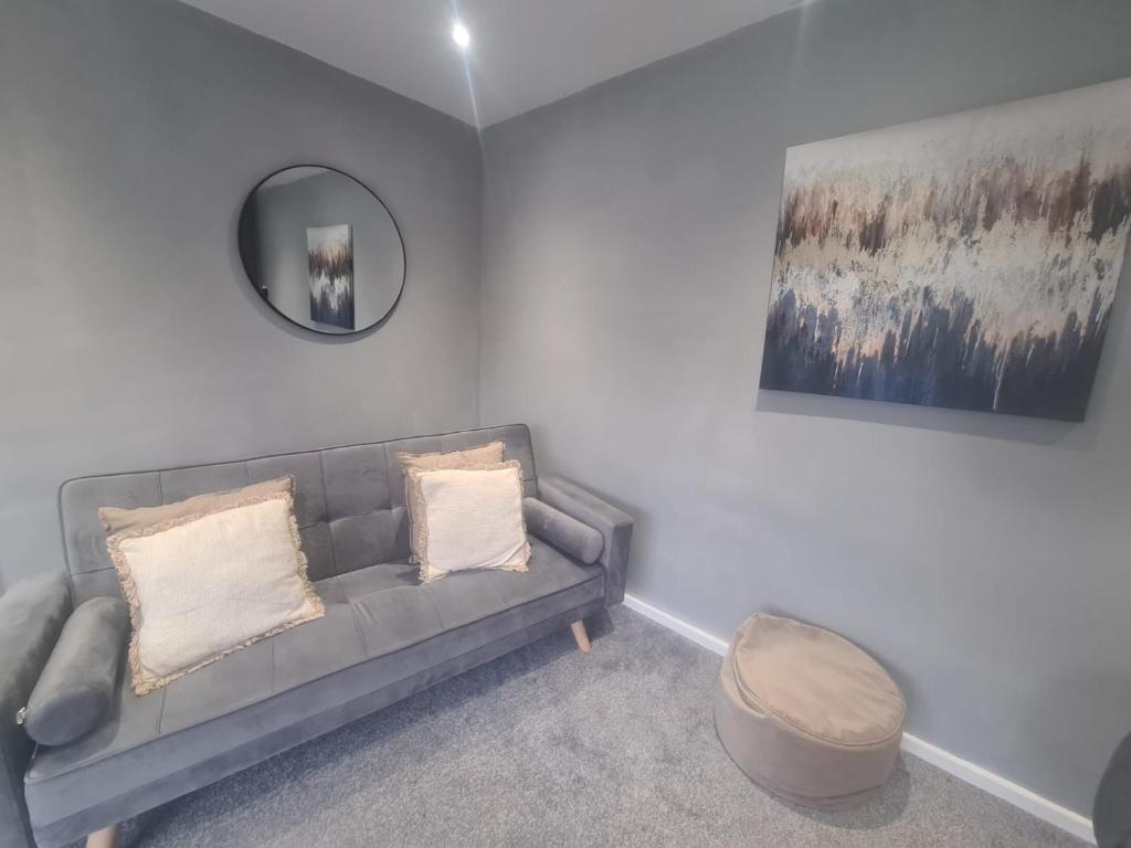 Et opholdsområde på Stylish 3 bed