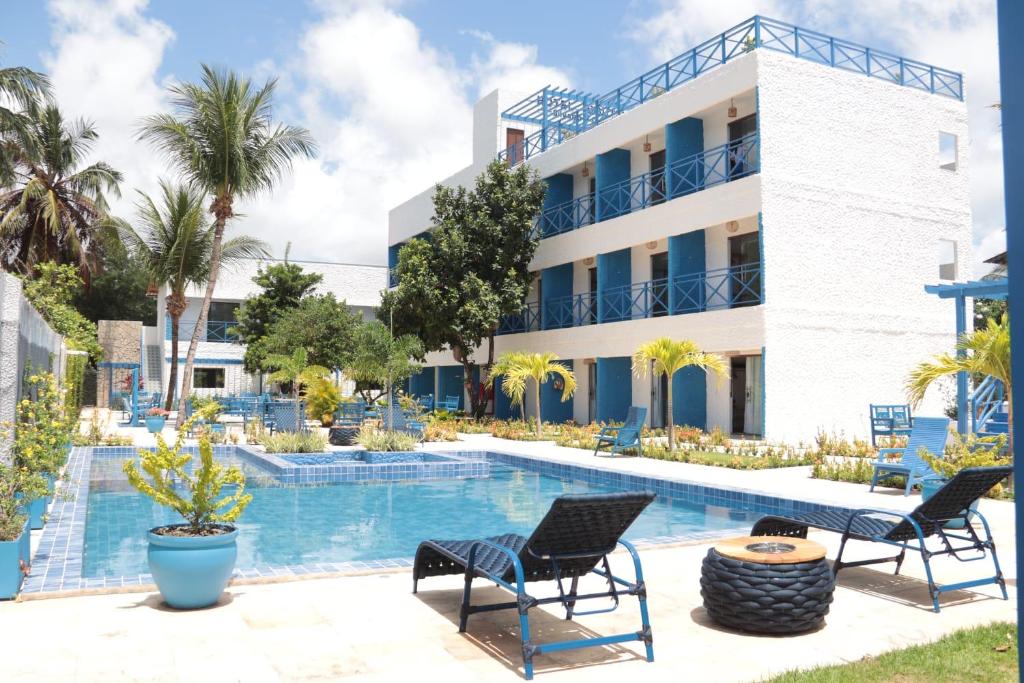 Swimmingpoolen hos eller tæt på Hotel Boutique Silvano Gourmet