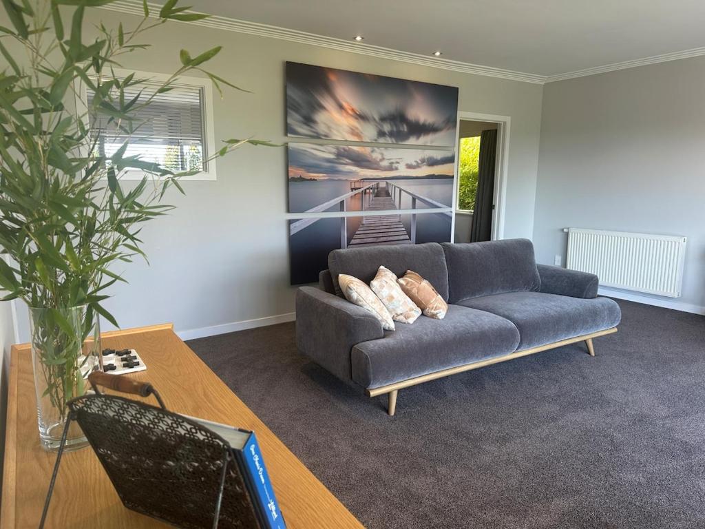 Гостиная зона в Stay Central - Taupo