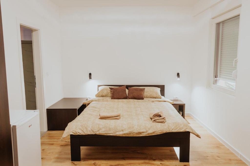 Postel nebo postele na pokoji v ubytování Gallus Inn