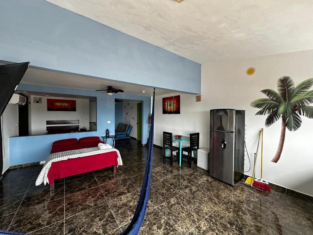 Postel nebo postele na pokoji v ubytování ¨Departamentos Vista Real¨