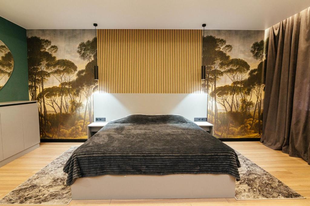 En eller flere senger på et rom på Apartment 1 Camera