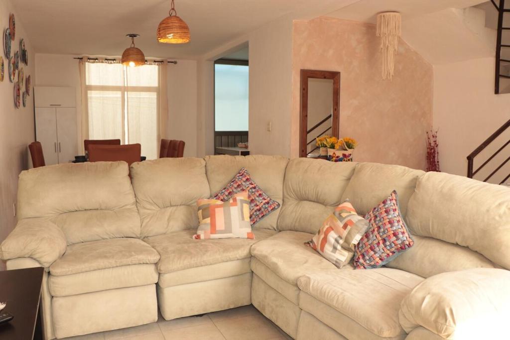 Khu vực ghế ngồi tại Cozy house in Ixmiquilpan