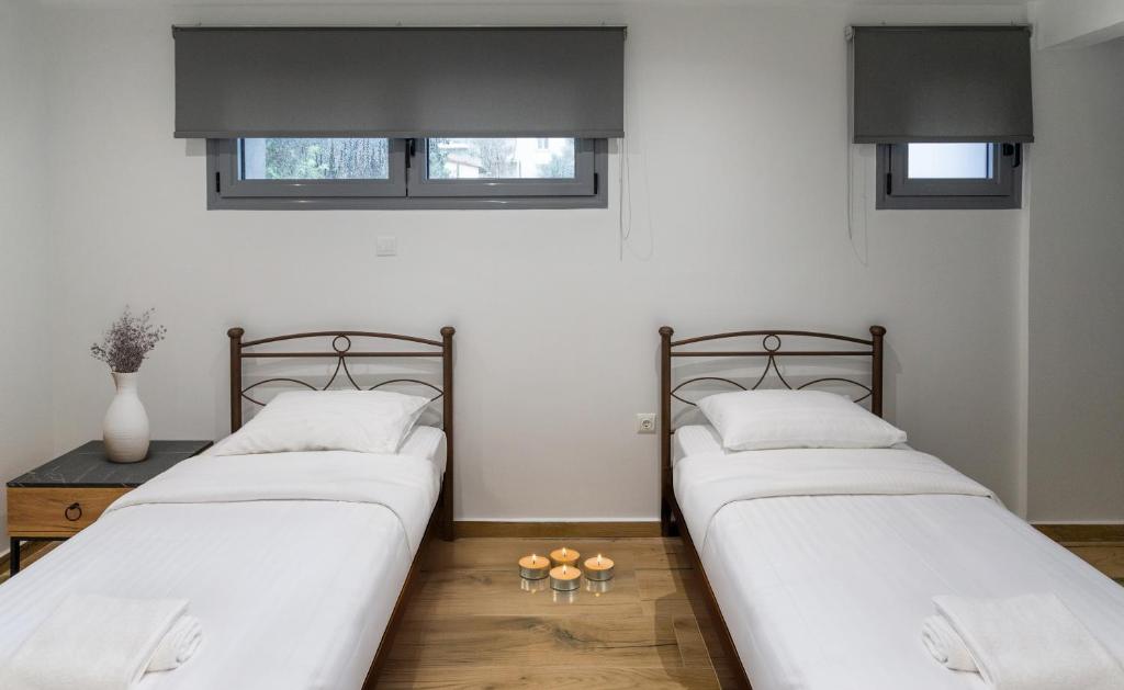 Una cama o camas en una habitación de arvangroup-apartments