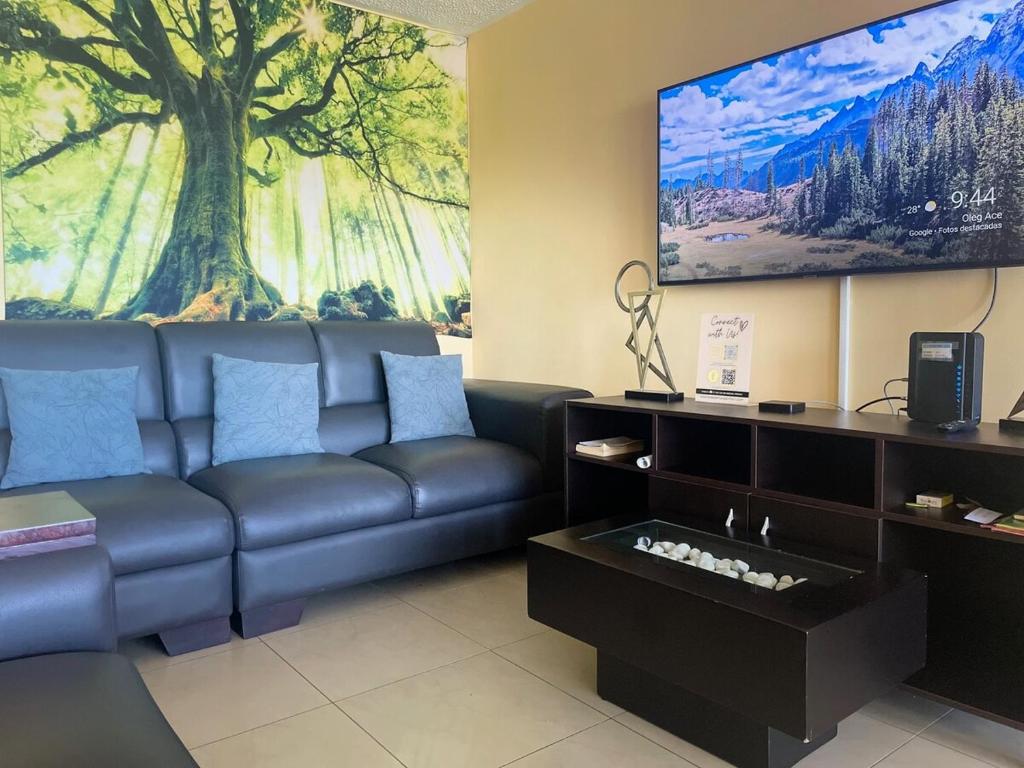 Posezení v ubytování CL127 Modern Penthouse