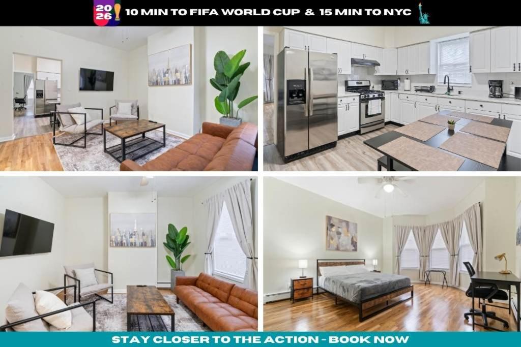 Η κουζίνα ή μικρή κουζίνα στο Spacious 2BR - 15m to Times Square - FREE Parking