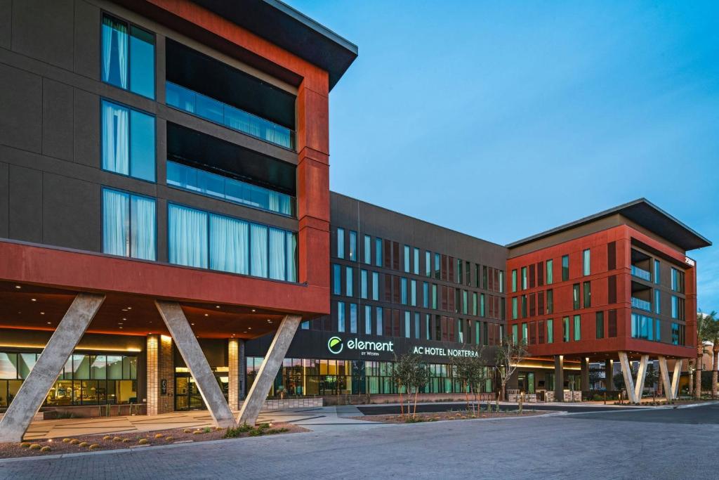 uma representação de um edifício em uma cidade em Element Phoenix North Norterra em Phoenix