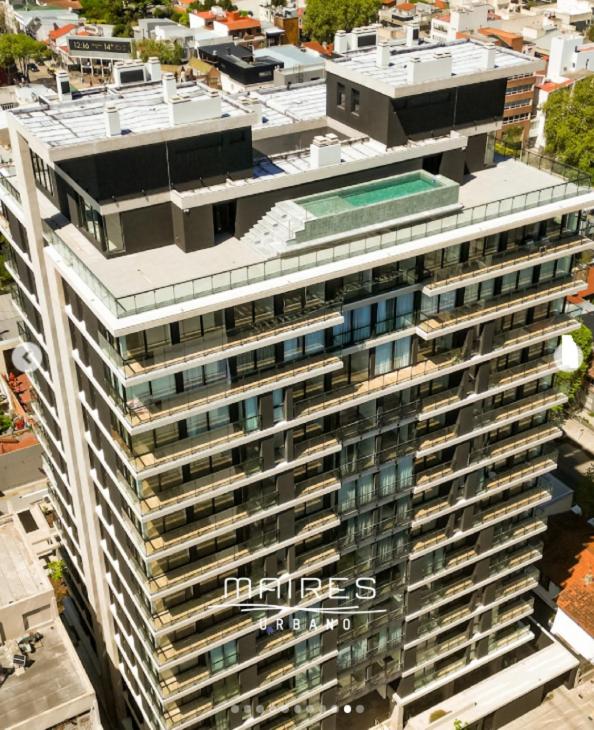 Udsigt til Mar del Plata eller udsigt til byen taget fra lejligheden