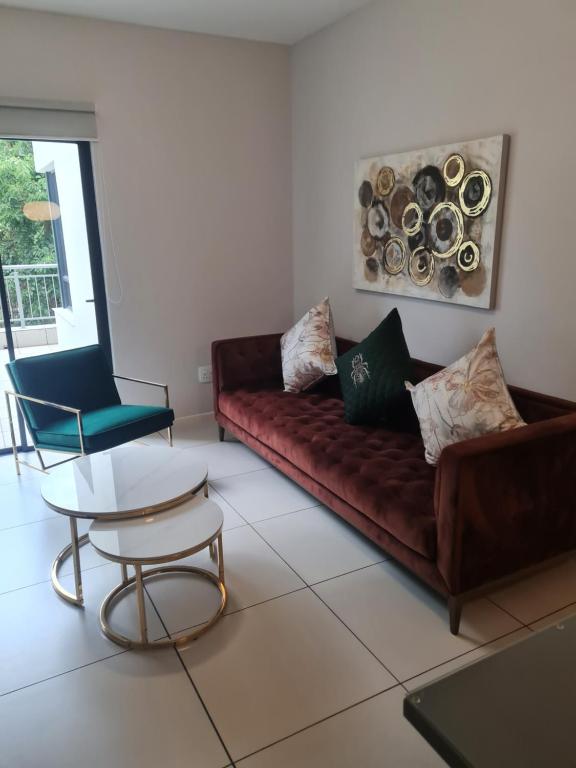 Khu vực ghế ngồi tại The Atrium Apartments Rivonia