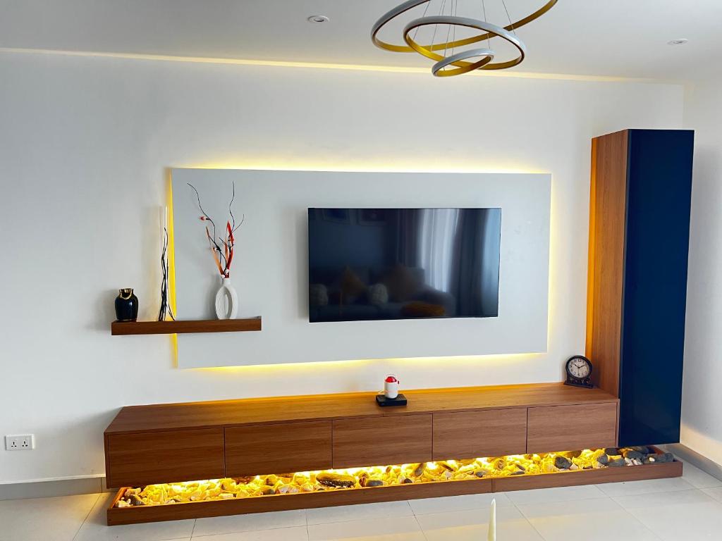 TV a/nebo společenská místnost v ubytování The Bantree VVIP