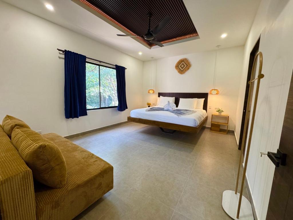 Postel nebo postele na pokoji v ubytování Pinilla Highlands Incredible mountain views