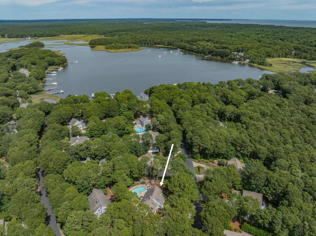Naturlandskabet i nærheden af feriehuset