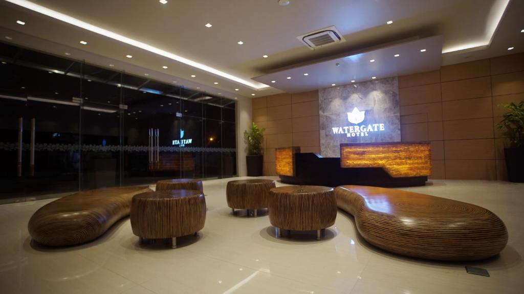 Posezení v ubytování Watergate Boutique Hotel