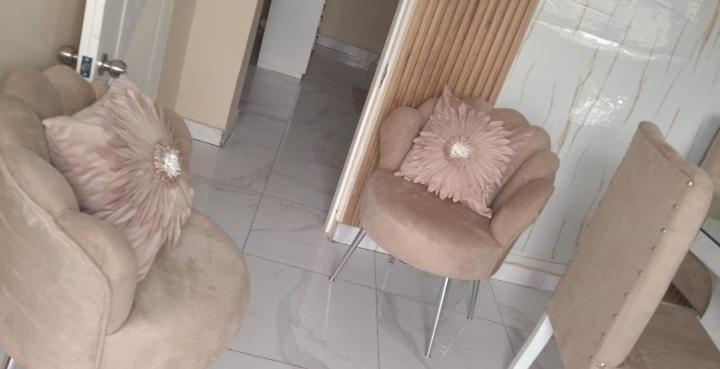 Χώρος καθιστικού στο Apartamento de recreación vista al mar