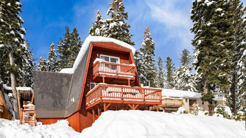 Bygningen som feriehuset ligger i