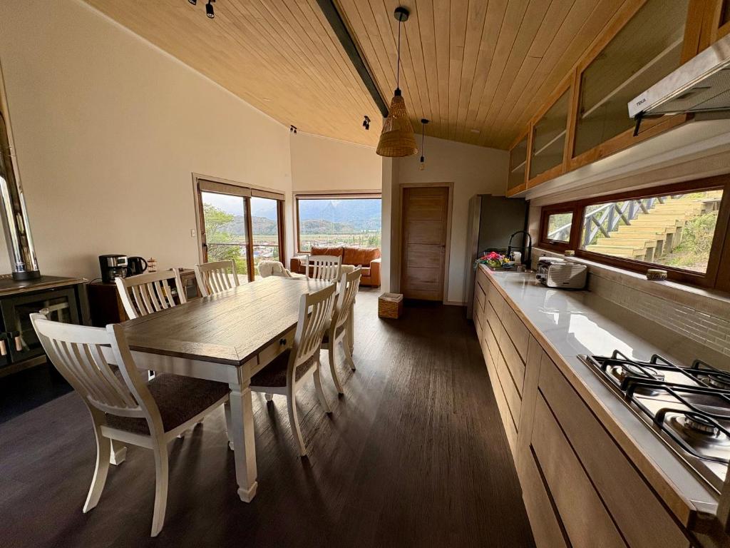 Naturlandskabet i nærheden af chaletet