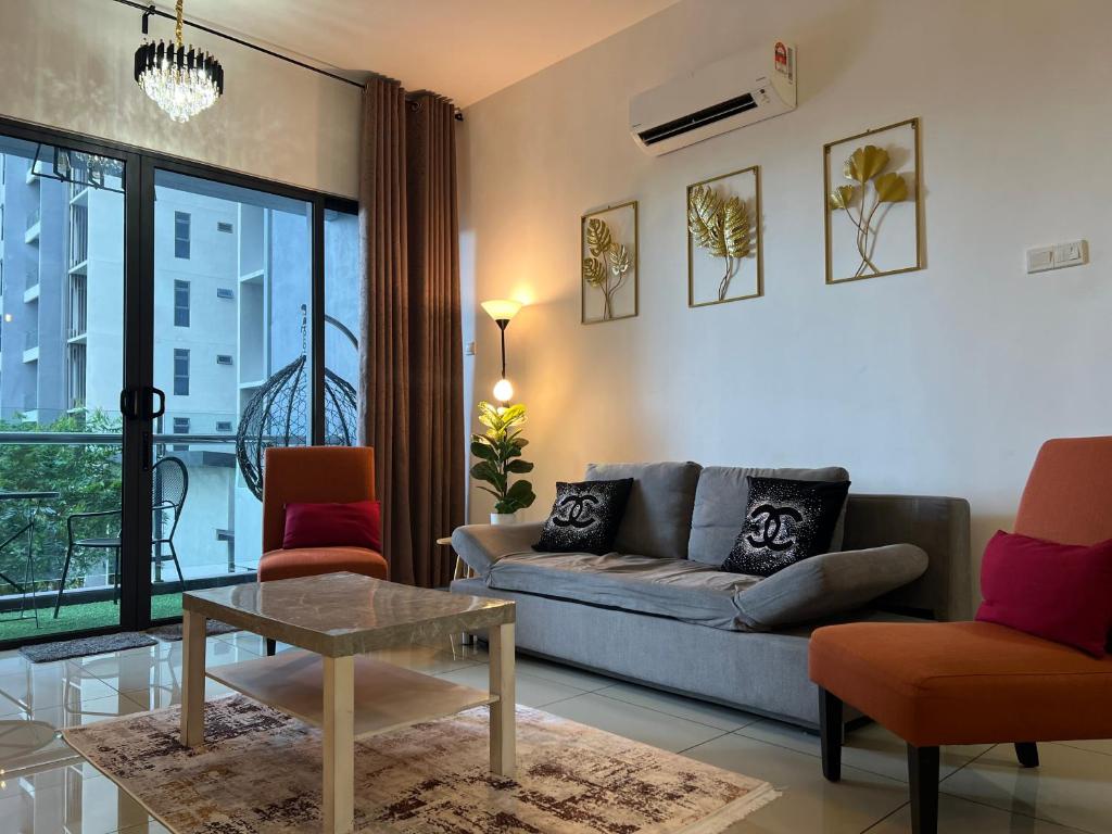 Posezení v ubytování Cozy Stay Pool Atlantis Residence