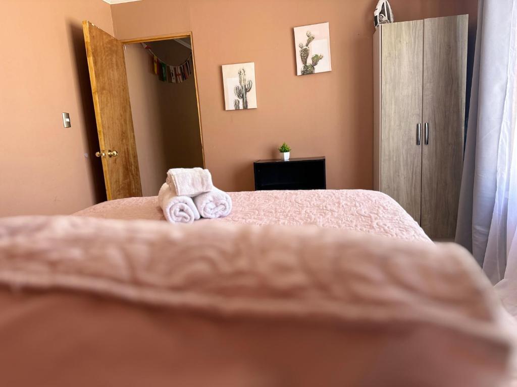 Postel nebo postele na pokoji v ubytování Casa Once