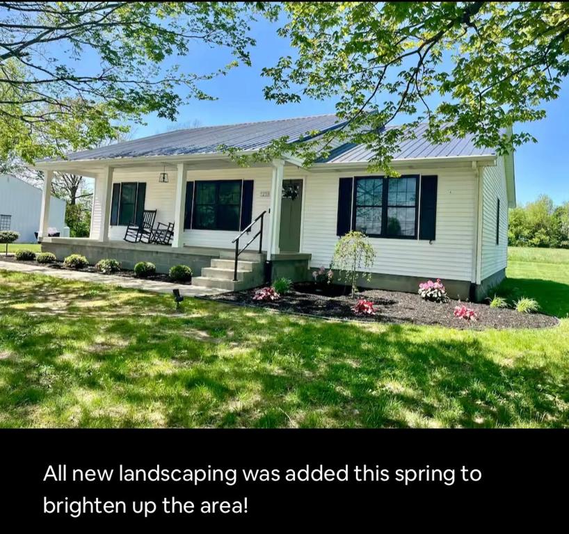 Bygningen som feriehuset ligger i