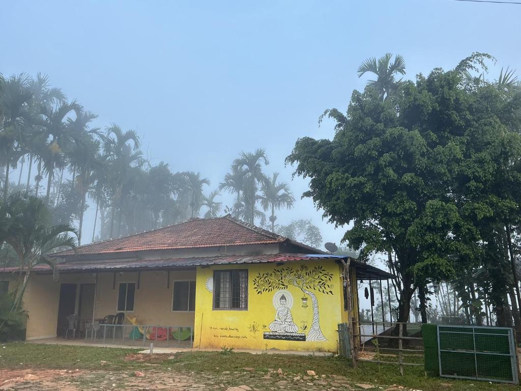 Bygningen som den private indkvartering ligger i