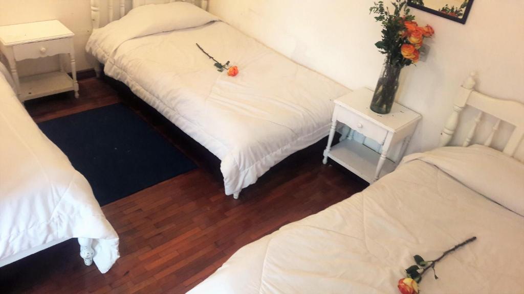 Postel nebo postele na pokoji v ubytování Hotel Europa
