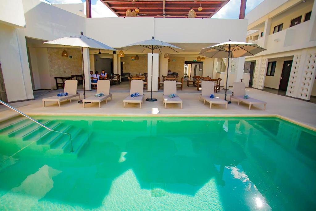 Πισίνα στο ή κοντά στο Nuxká Hotel Boutique