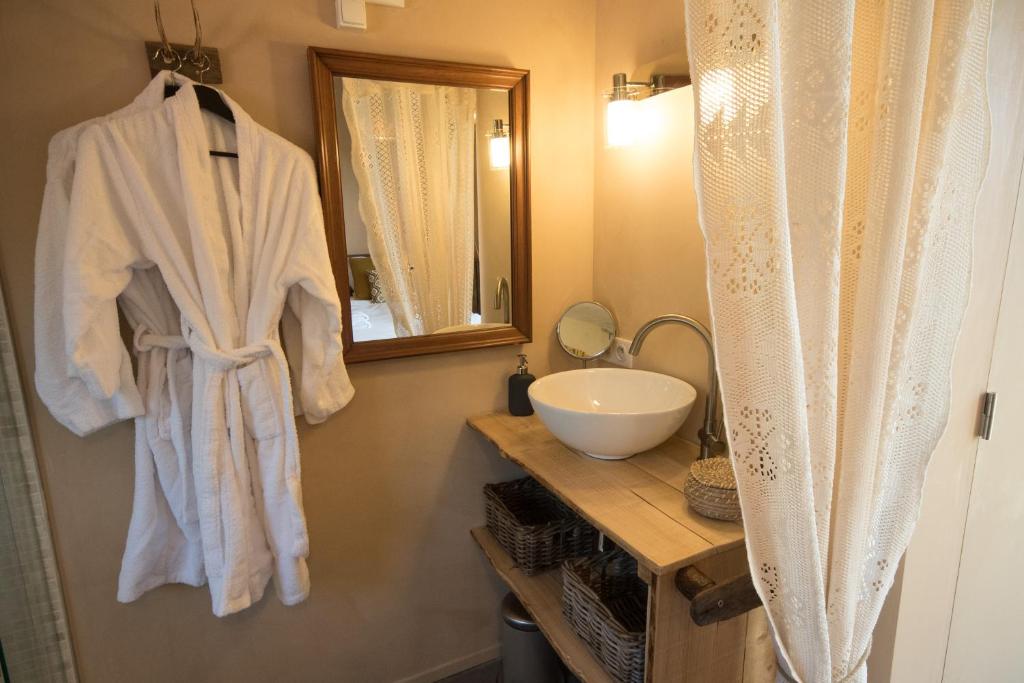 Koupelna v ubytování Maison d'Hôtes Cerf'titude