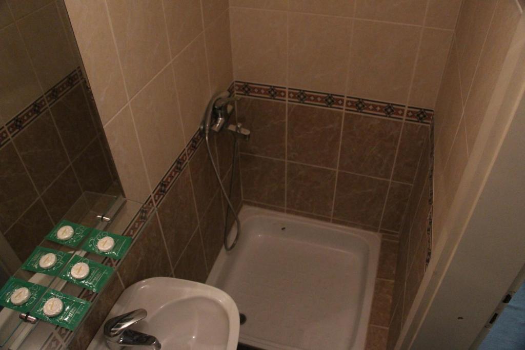 Koupelna v ubytování Hostel S