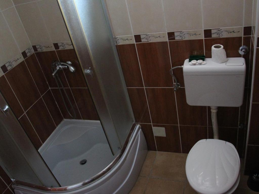 Koupelna v ubytování Hostel S
