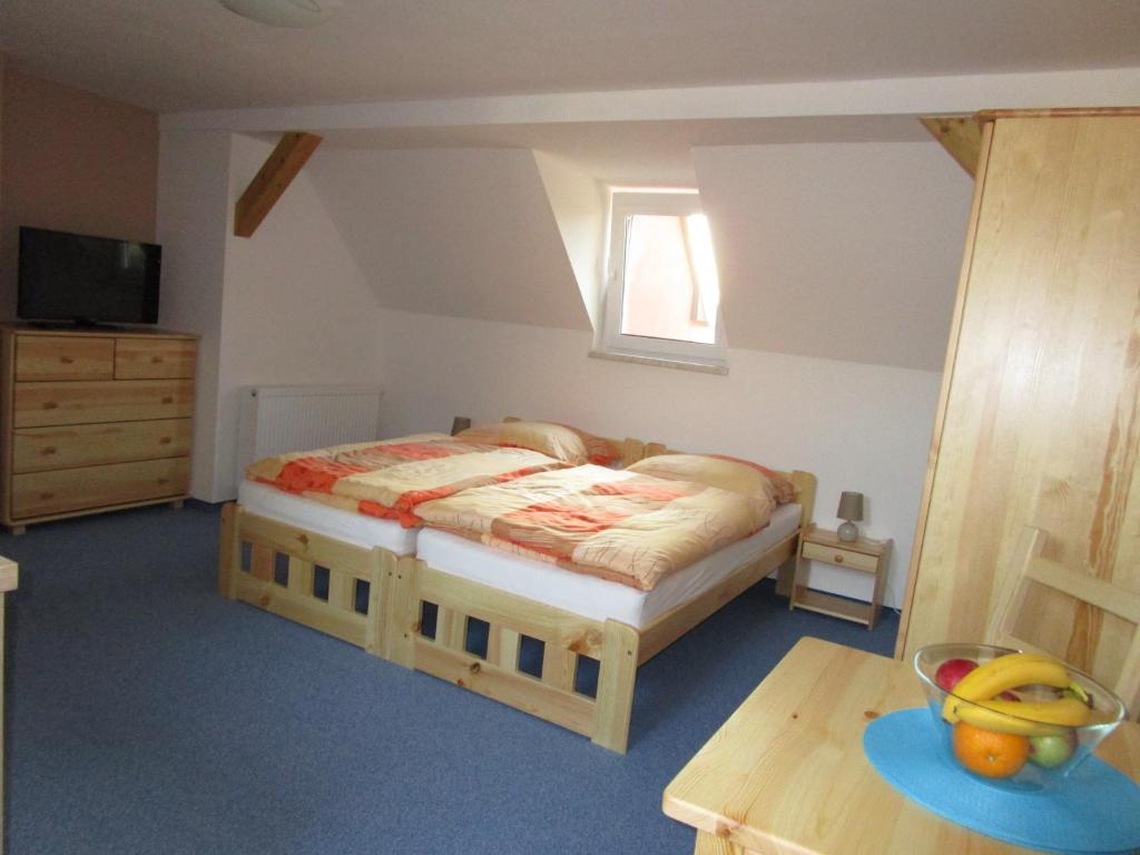 Postel nebo postele na pokoji v ubytování Villa Joanna