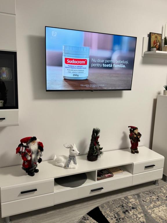 Et tv og/eller underholdning på A B V Central Apartament