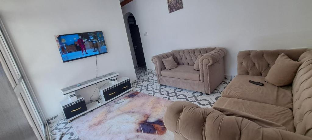 Χώρος καθιστικού στο UrbanNest stays