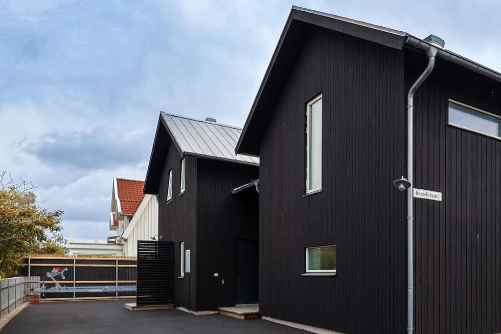 Bygningen som feriehuset ligger i