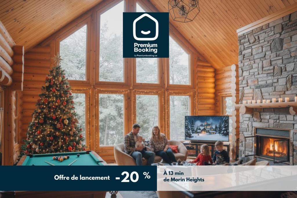 TV/trung tâm giải trí tại Private Hot Tub Sauna Ski Indoor Pool Bee