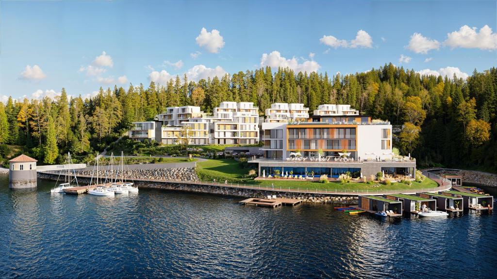 Naturlandskabet i nærheden af hotellet