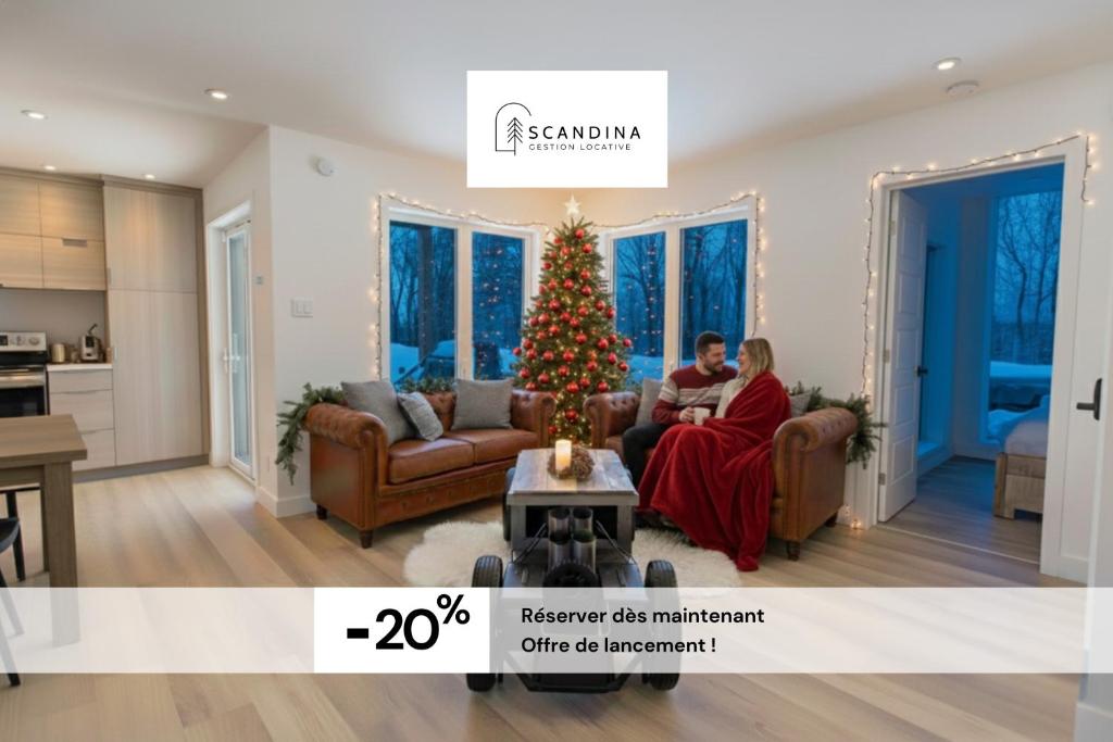 Posezení v ubytování Chalet Luméo