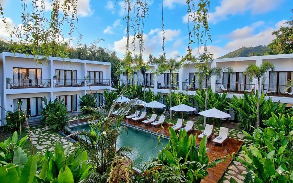 Bazén v ubytování TIKA Lombok nebo v jeho okolí