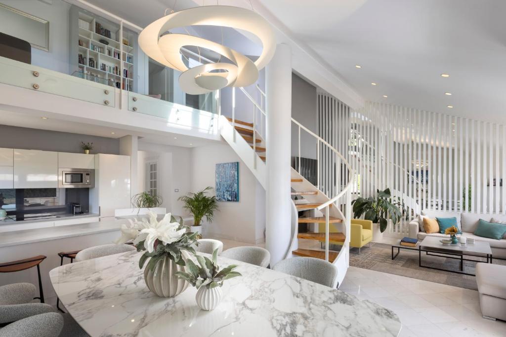 Posezení v ubytování Villa King