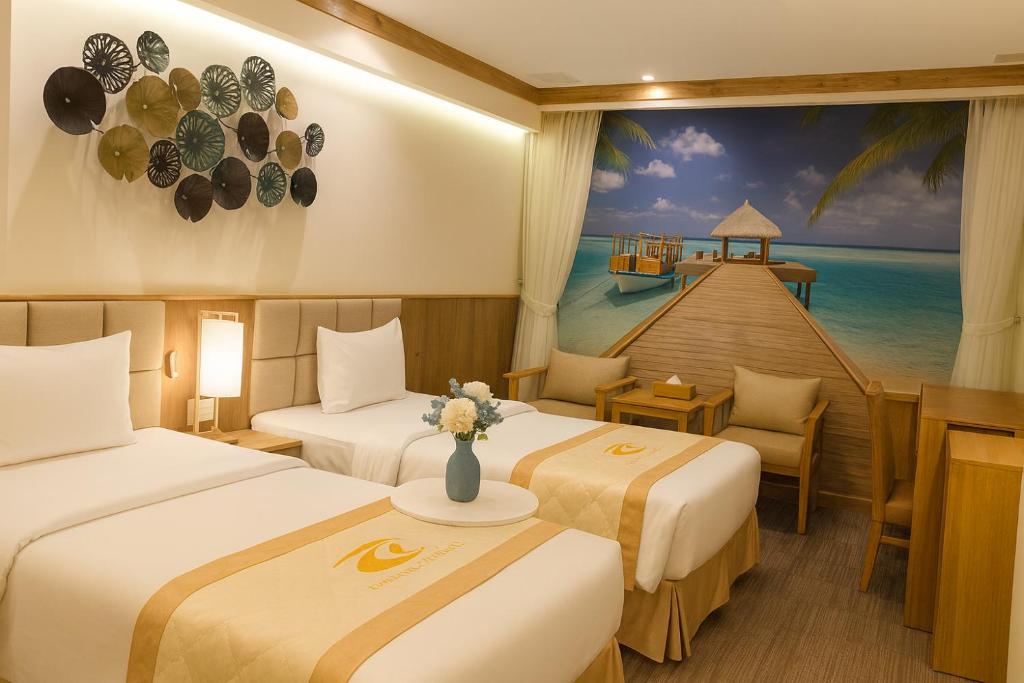 Phòng Superior 2 Giường Đơn không có Cửa sổ
