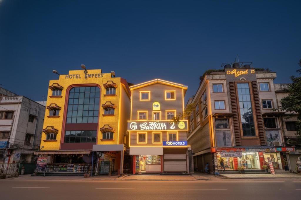 a group of buildings on a city street at Via Ganpati 2 - Nr Siliguri Junction in Siliguri